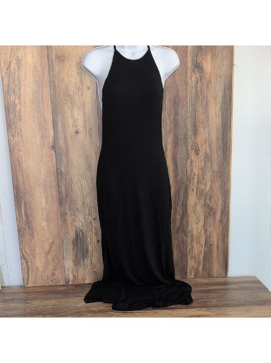 SHEIN Dresses & Skirts - SHEIN Elegant Black Halter Backless Fitted Maxi Dress S            -715V